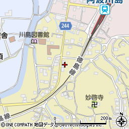 徳島県吉野川市川島町桑村813周辺の地図