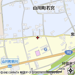 徳島県吉野川市山川町前川45周辺の地図
