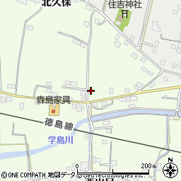 徳島県吉野川市川島町学北久保32周辺の地図