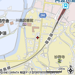 徳島県吉野川市川島町桑村815周辺の地図