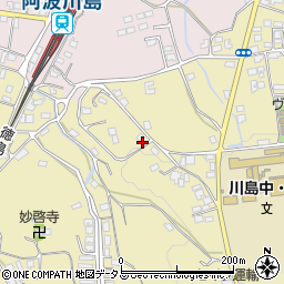 徳島県吉野川市川島町桑村452周辺の地図