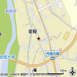 和歌山県有田郡有田川町金屋814周辺の地図