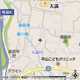 和歌山県有田郡有田川町天満328周辺の地図