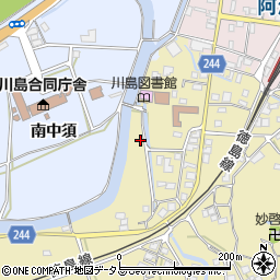徳島県吉野川市川島町桑村879周辺の地図