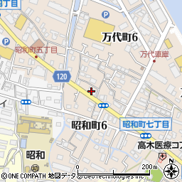 メンタルサポート徳島周辺の地図