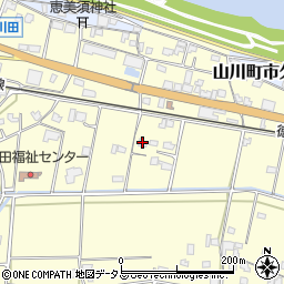 徳島県吉野川市山川町川田629周辺の地図