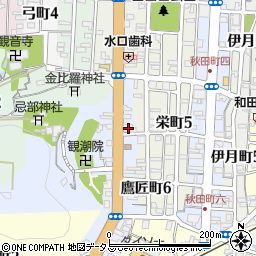 徳島製麺組合周辺の地図