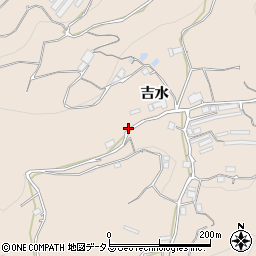徳島県美馬市美馬町吉水周辺の地図