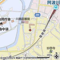 徳島県吉野川市川島町桑村867-1周辺の地図