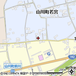 徳島県吉野川市山川町若宮66-1周辺の地図