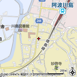 徳島県吉野川市川島町桑村817-2周辺の地図