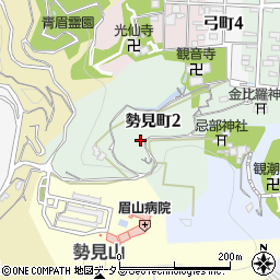徳島県徳島市勢見町2丁目周辺の地図