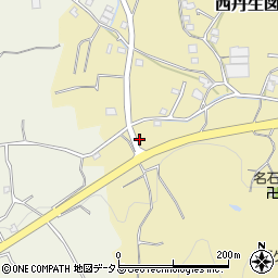 和歌山県有田郡有田川町西丹生図61周辺の地図