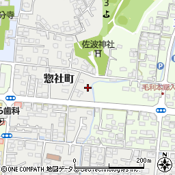 山口県防府市惣社町3周辺の地図