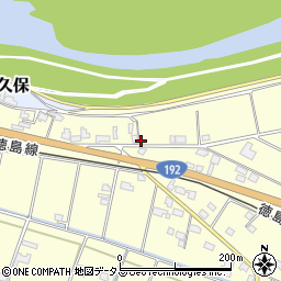 徳島県吉野川市山川町川田806周辺の地図