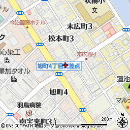 今治松本郵便局周辺の地図
