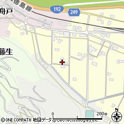 徳島県吉野川市山川町川田48周辺の地図