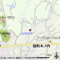 徳島県美馬市脇町白水3954周辺の地図