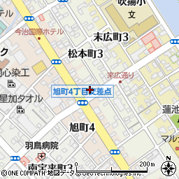 今治松本郵便局周辺の地図