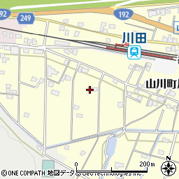 徳島県吉野川市山川町川田141周辺の地図