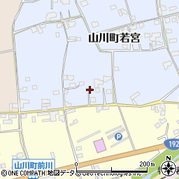 徳島県吉野川市山川町若宮66周辺の地図
