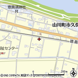 徳島県吉野川市山川町川田626周辺の地図