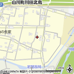徳島県吉野川市山川町川田1299周辺の地図