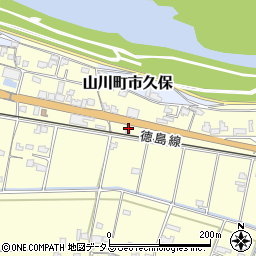 徳島県吉野川市山川町川田683-1周辺の地図