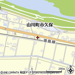 徳島県吉野川市山川町川田643周辺の地図