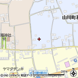 徳島県吉野川市山川町若宮11周辺の地図