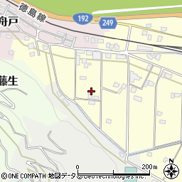 徳島県吉野川市山川町川田48-2周辺の地図