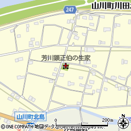 徳島県吉野川市山川町川田1204周辺の地図