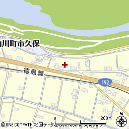 徳島県吉野川市山川町川田769-5周辺の地図