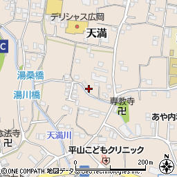 和歌山県有田郡有田川町天満472周辺の地図