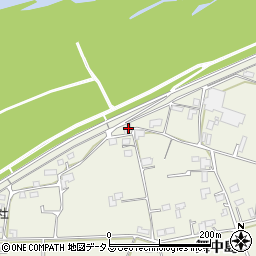 徳島県美馬市穴吹町三島舞中島1711周辺の地図
