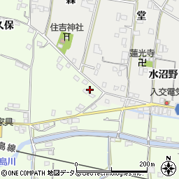 徳島県吉野川市川島町学北久保6周辺の地図
