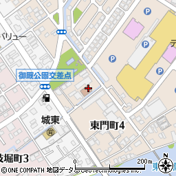 城東公民館周辺の地図