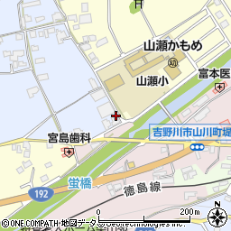 徳島県吉野川市山川町若宮114-3周辺の地図