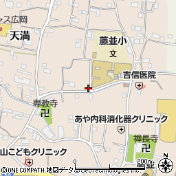 和歌山県有田郡有田川町天満451-1周辺の地図