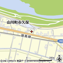 徳島県吉野川市山川町川田727周辺の地図