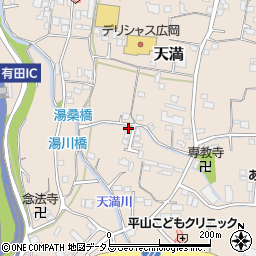 和歌山県有田郡有田川町天満325周辺の地図