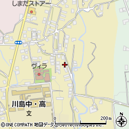 徳島県吉野川市川島町桑村257周辺の地図