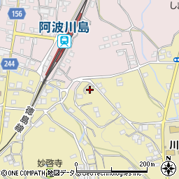 徳島県吉野川市川島町桑村443周辺の地図