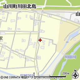 徳島県吉野川市山川町川田1352周辺の地図