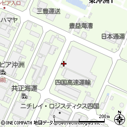 ＮＸ徳通株式会社　徳島支店単身パック・アロー問合せ周辺の地図