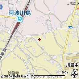 徳島県吉野川市川島町桑村437周辺の地図