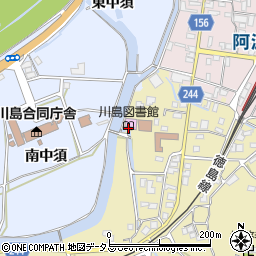 徳島県吉野川市川島町桑村883周辺の地図