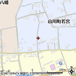 徳島県吉野川市山川町若宮61周辺の地図