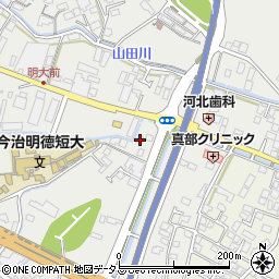 愛媛県今治市矢田甲-664周辺の地図