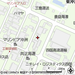 徳島県徳島市東沖洲2丁目58周辺の地図